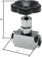Landefeld NADEL 20 HR ES Landefeld NADEL 20 HR ES — Needle shut-off valve, 1.4571, G 2", 0 to 120bar