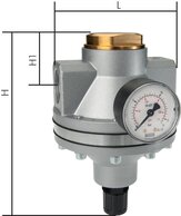 Landefeld DRP 7640-3 Landefeld DRP 7640-3 — Pilot operated pressure regulator G 1-1/4", 0,1 to 3 bar, Standard 7