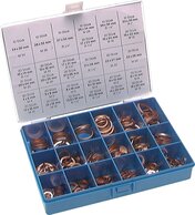 Landefeld CA SORTI 2000 Landefeld CA SORTI 2000 — Gasket assortment, copper, 11 dimensions (6 - 22 mm), Filler gasket rings acc. to DIN 7603 C, especi