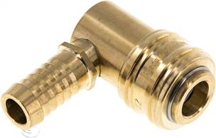 Landefeld KDSW 13 NW7 Landefeld KDSW 13 NW7 — angle coupling socket (NW7,2) 13 (1/2") mm hose, brass