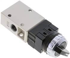 YPC YMV410 SL YPC YMV410 SL — 3/2-way valve G 1/4", Rotary switch black of YPC