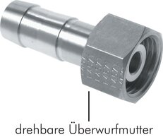 Landefeld ST 149 MSV Landefeld ST 149 MSV — Hose screw connection, with nut G 1/4"-9 (3/8")mm, Nickel-plated brass
