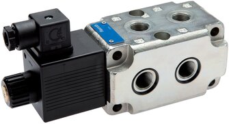 Landefeld 6WV12-12V= Landefeld 6WV12-12V= — 6/2-way hydraulic valve, G 1/2", 12 V DC