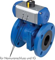 Köly Deutschland KHFL 100/40 P FO Köly Deutschland KHFL 100/40 P FO — Pneum. Flanged ball valve, DN100-PN40 (DIN/EN), Spring opening of Köly Deutschland
