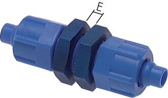 Landefeld SCK 9 K *** Landefeld SCK 9 K *** — Bulkhead screw connection 11,6x9 - 11,6x9mm, Plastic