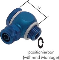 Landefeld LCK 54 A * Landefeld LCK 54 A * — Elbow screw connection M 5-6x4mm, Aluminium, Banjo bolt
