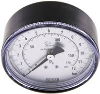Landefeld HRFGS MANO * Landefeld HRFGS MANO * — Pressure gauge f. HRF 80mm, 0 to 12 bar, R 1/4"