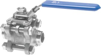 Landefeld KH 403 AS ES E Landefeld KH 403 AS ES E — 3-piece stainless steel ball valve, welding end 114,3