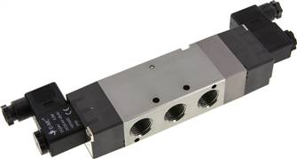 EMC RV 5342-15P-24VAC EMC RV 5342-15P-24VAC — 5/3-way solenoid valve, G 1/2", Centre position breathing, 24 V AC of EMC