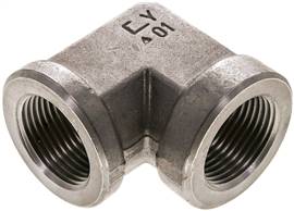 Landefeld W 10 NPT ES Landefeld W 10 NPT ES — High pressure 90° elbow NPT 1" (Female thread), AISI 316