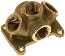 Landefeld WD 12 LW3 MS Landefeld WD 12 LW3 MS — Pipeline socket (Air junction) 5 x G 1/2" (Female thread), Brass