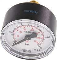 WIKA (WEEE DE92770372) MW 2550 WIKA (WEEE DE92770372) MW 2550 — Pressure gauge horizontal (KU/Ms), 50mm, 0 to 25 bar, G 1/4" of WIKA (WEEE DE92770372)