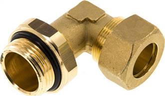 Landefeld KWE 1022 MS ED Landefeld KWE 1022 MS ED — Elbow compression ring fitting G 1"-22 (M30x1,5)mm, brass