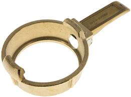 Landefeld MKSH 80 MS Landefeld MKSH 80 MS — Tanker lorry coupling clamping ring lever for MK 80 MS, Brass