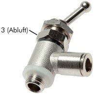 Landefeld K 31406 Landefeld K 31406 — Tilt lever valve 3/2-way (NC), G 1/4"-6 mm
