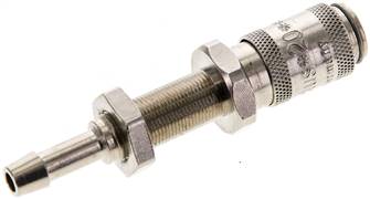 Parker KDSS 4 NW2,7 MSV BA Parker KDSS 4 NW2,7 MSV BA — Bulkhead coupling socket (NW2,7) 4mm hose, Nickel-plated brass of Parker