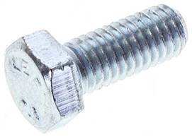 Landefeld 933-M5X12 Landefeld 933-M5X12 — Hexagonal screw DIN 933, M 5x12, Galvanised steel 8.8