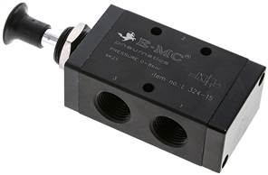 EMC L 324-15 EMC L 324-15 — 3/2-way axial hand lever valve, Detend, G 1/2" of EMC