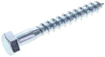 Landefeld 571-8X60 Landefeld 571-8X60 — Hexagonal wood screw DIN 571, 8x60, Zinc plated steel
