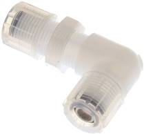 Landefeld WSCK 8 PFA Landefeld WSCK 8 PFA — Elbow bulkhead screw connection 10x8mm, PFA