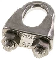 Landefeld DSK 24 ES Landefeld DSK 24 ES — Steel cable clamp f. 25,0mm cable, M 14,B=41, 1.4436