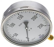 WIKA (WEEE DE92770372) MS 250160 CR WIKA (WEEE DE92770372) MS 250160 CR — Vertical pressure gauge (CrNi/Ms), 160mm, 0 to 250 bar of WIKA (WEEE DE92770372)