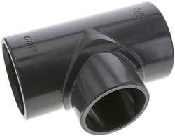 Landefeld PVCT 907590 Landefeld PVCT 907590 — Adhesive sockets, T-piece, reduced, PVC-U, 90x75x90mm
