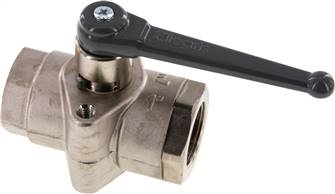 Landefeld KH 6402 10 Landefeld KH 6402 10 — Brass ball valve, G 1", PN 40, fastening thread 2x M 8