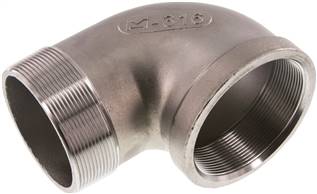 Landefeld WE 30 ES Landefeld WE 30 ES — 90° screw-in elbow Rp 3"(Female thread)-R 3"(male thread), 1.4408