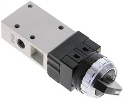YPC YMV310 SL YPC YMV310 SL — 3/2-way valve G 1/8", Rotary switch black of YPC