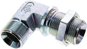 Landefeld WSN 10 HD Landefeld WSN 10 HD — Elbow bulkhead nipple, 60° cone G 1", Zinc plated steel