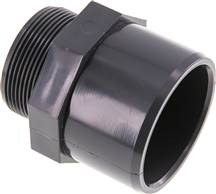 Landefeld PVCGN 637520 Landefeld PVCGN 637520 — Adhesive threaded nipple, PVC-U, 63x75mm (ixa)-G 2" AG