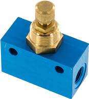 Landefeld DV 14 MS Landefeld DV 14 MS — Block-Choke valve, G 1/4", with brass spindle (in aggressive environments)