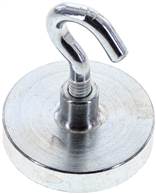 Landefeld MAGNET 40 H ND Landefeld MAGNET 40 H ND — Neodymium magnet with hook, 40mm, silver, 1 pack