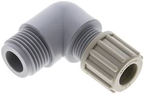 Landefeld GCK 129 PA Landefeld GCK 129 PA — Elbow screw connection G 1/2"-12x9mm, PA (polyamide), flange nut &amp; clamping ring of polypropylene ma