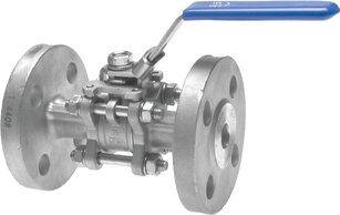 Landefeld KHFL 803/40 ES Landefeld KHFL 803/40 ES — Stainless steel flanged ball valve, DN80-PN40 (DIN/EN), 3-piece