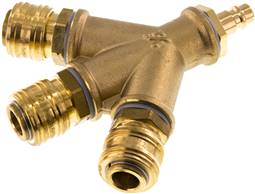 Landefeld LWKDGKS 312 NW7 Landefeld LWKDGKS 312 NW7 — 3-wayAir junction with coupling sockets, coupl.plug