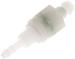 Parker KSSS 4 NW5 PV BA Parker KSSS 4 NW5 PV BA — Bulkhead coupling plug (NW5) 4mm hose, PVDF of Parker
