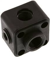 Landefeld WD 12 W K Landefeld WD 12 W K — Pipeline socket (Distributor) 2x G 1/2"(+3x G 1/2"), Plastic