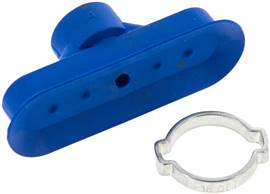 Landefeld VS 60X20 O PUR Landefeld VS 60X20 O PUR — Oval teats, 60 x 20mm, stroke 3mm, PUR (65A), blue