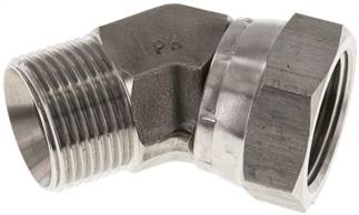 Landefeld WE 1045 HD ES Landefeld WE 1045 HD ES — 45° screw-in elbow, 60° cone, G 1", AISI 316