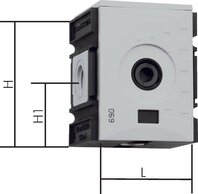 Landefeld VB CL 10 F-PE Landefeld VB CL 10 F-PE — FUTURA Distributor with pressure switch, G 1", Futura 4