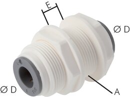 Sang-A IQSS 80 LE Sang-A IQSS 80 LE — Bulkhead push in fittings 8mm, IQS-LE (EPDM-seal) of Sang-A