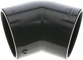 Landefeld W 4045 PVC Landefeld W 4045 PVC — 45° elbow Rp 4" (Female thread), PVC-U