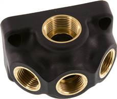 Landefeld WD 12 LW 3 KD-34 Landefeld WD 12 LW 3 KD-34 — Pipeline socket (Air junction) G 3/4"-3x G 1/2", Through-way junction box