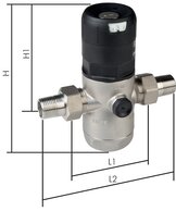 Landefeld DRWGH 34-12 ES Landefeld DRWGH 34-12 ES — Pressure reducer for drinking water R 3/4", 3 to 12 bar, DVGW