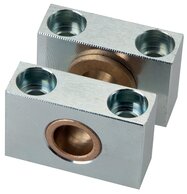 Landefeld TL 100/125 ES Landefeld TL 100/125 ES — 2 pcs. Bearing block for centre swivel fasten. 100 & 125 mm