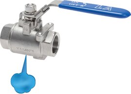 Landefeld KH 20 ENTLEER ES Landefeld KH 20 ENTLEER ES — Stainless steel ball valve with venting borehole G 2", PN 16