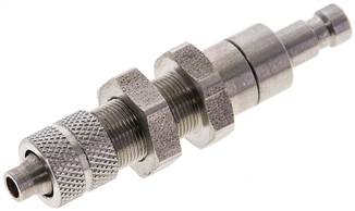 Landefeld KSKS 4 NW2,7 ES BA Landefeld KSKS 4 NW2,7 ES BA — Bulkhead coupling plug (NW2,7) 6x4mm hose, Stainless steel
