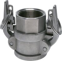Landefeld KLDGI 60 ES-S Landefeld KLDGI 60 ES-S — Safety Kamlock coupling (D) Rp 6"(Female thread), Stainless steel (1.4408)